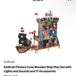 KidKraft Pirate Ship And Accessories