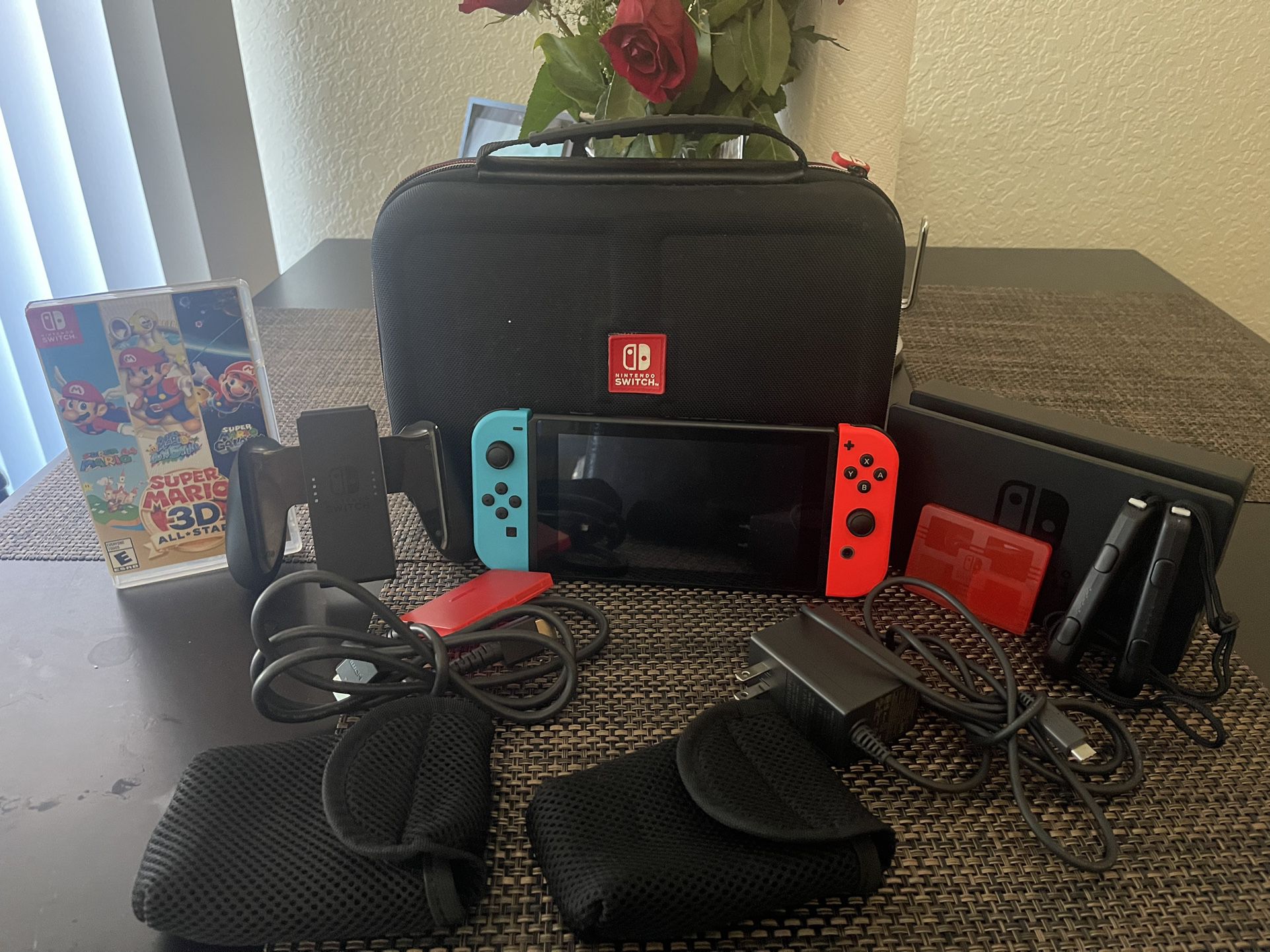 Nintendo Switch with and traveling case