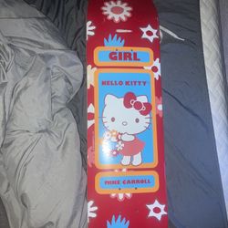 Hello Kitty Skateboard Deck 
