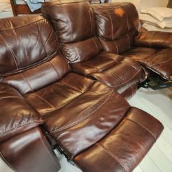 Beautiful Top Grain Leather Sofa