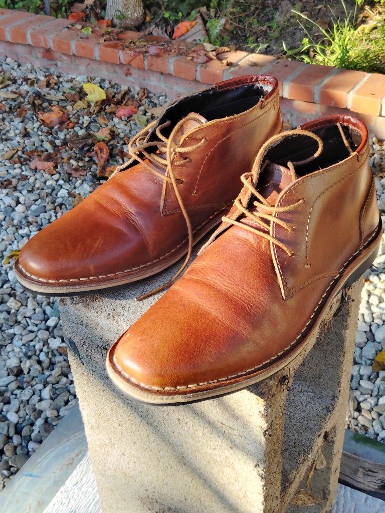 Harros Tan Leather Steve Madden Mens Boots