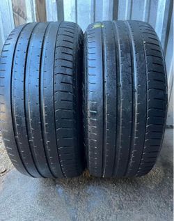 2 tires 255 35 20 Pirelli p zero