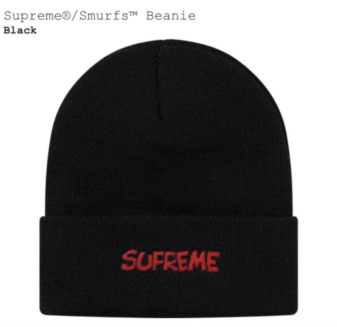 Supreme Smurfs Beanie Black