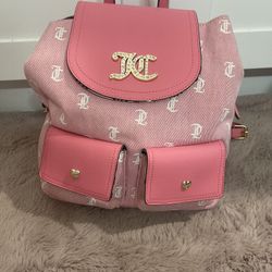 Used One Time Hot Pink Juicy Couture Backpack