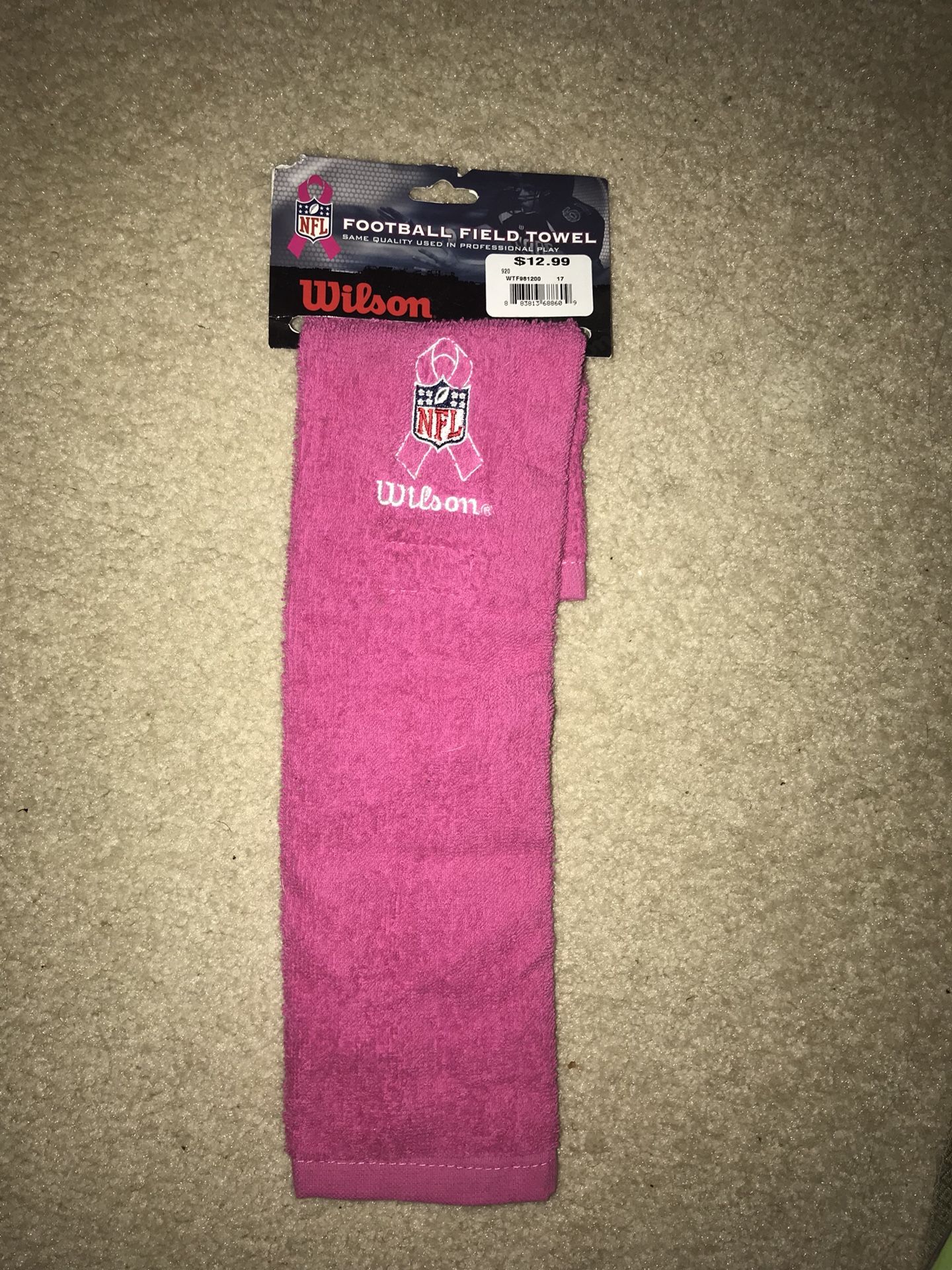 Wilson Pink Football Towel