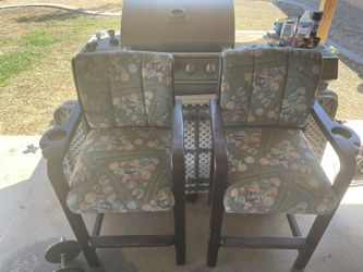 Nice Solid Set Of Billard Chairs