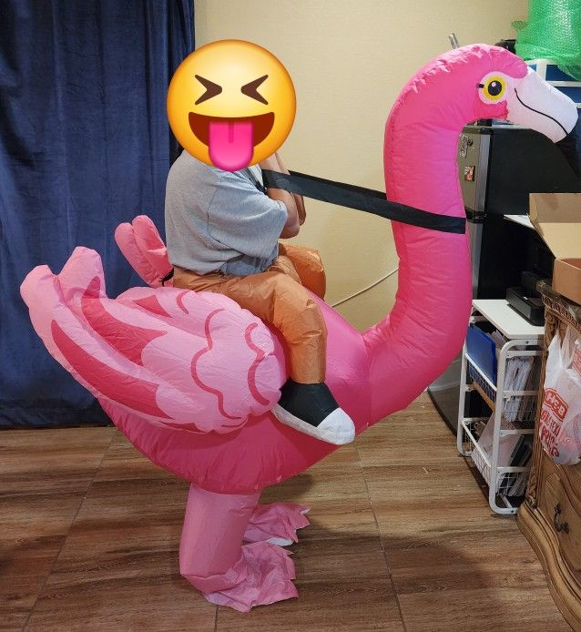 Flamingo Inflatable Costume 
