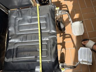 Oversize Foldable Black Wheelchair