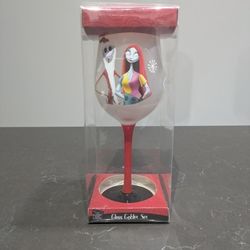 Nightmare Before Christmas - Jack & Sally Wine Glass Goblet