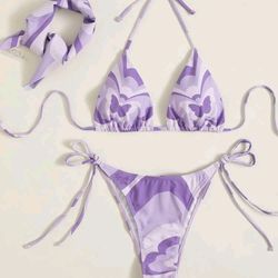 New 3 Piece Bikini Set M