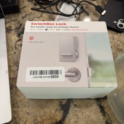 SwitchBot Smart Lock, Bluetooth Electronic Deadbolt, Keyless Entry Door Lock