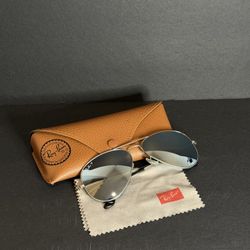 Ray-Ban Sunglasses AVIATOR large metal RB Silver