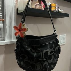 Coach Black Hobo Bag