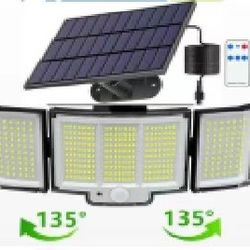 Solar Outdoor Motion Sensor high-quality lamp LED produce a bright output Waterproof good for garage door or house entry 
