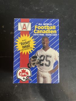 1991 All World Football Canadien Trading Cards