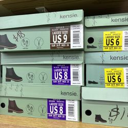 Kensie Kasha lace-up boots