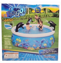 Bestway H2O GO! Orca Spray Fast Set Pool