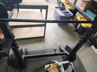 Bench and squat rack