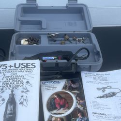 Dremel MultiPro 285 2 Speed Rotary Tool, With Case & Accessories pictured. Only comes with what is pictured. Used in good condition and fully function