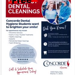 Free Cleaning For Ages 55 And Over And Teens!! Limited Time Only