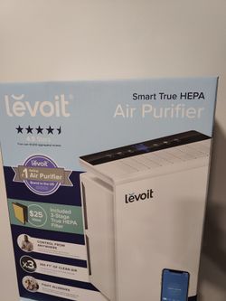 Leviot air purifier - Covers 360 sq ft - brand new HEPA filter