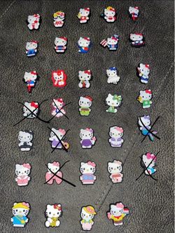 hello kitty croc charms