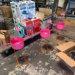 Flamingo Flower Planters