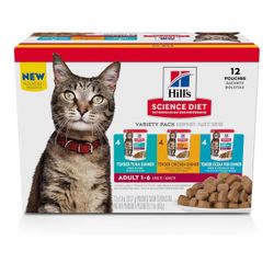 hills science diet wet cat food 12 pack