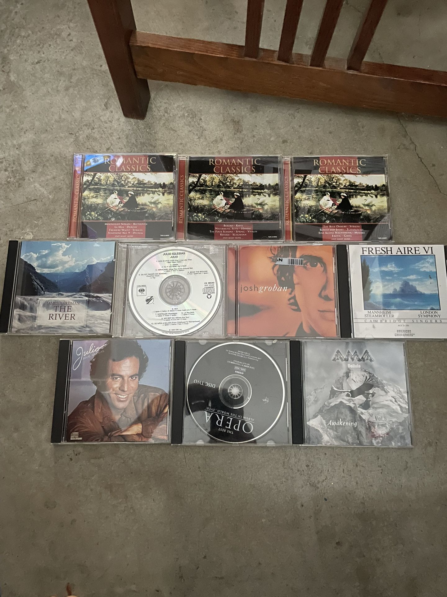 Assortment Of Romantic/Atmospheric CDs