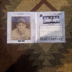 2020 Historic Autographs Half Century Hal Schumacher