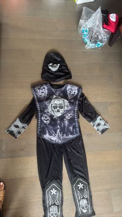 Kid’s Halloween Skeleton Man Mummy Costume Us S/8 Years $12