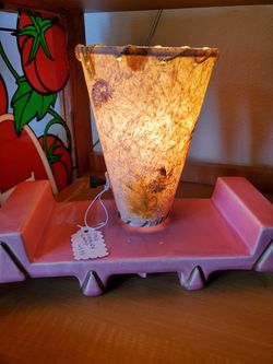 Vintage pink lamp