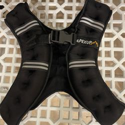 Apex Up 10 Lb Weighted Workout Fitness Vest 
