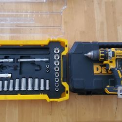 Dewalt Sockets, Extensions & XR Drill 