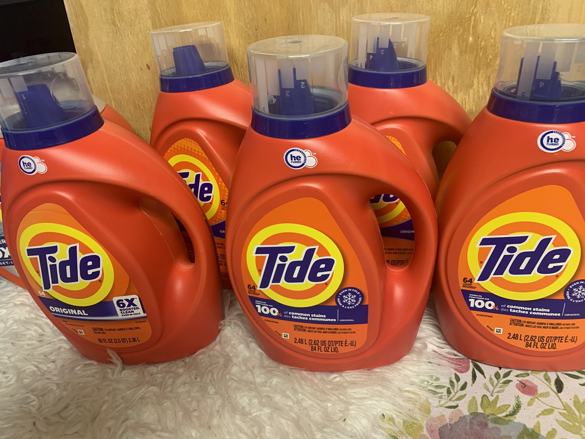 Tide Detergent ( 64 Loads Each)