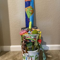 Dinosaur Easter basket