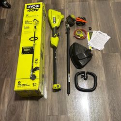 RYOBI 40V 15 in. Expand-It Cordless Battery Attachment Capable String Trimmer ( NO BATTERY)
