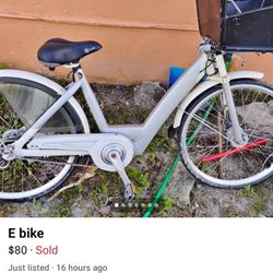 Trek? EBike With Fixed New Tires City Bike