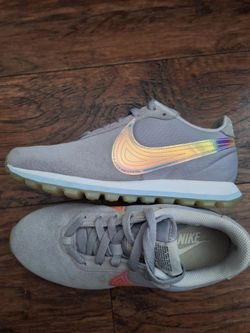 Nike, Swoosh, Silver Grey, US 6.5