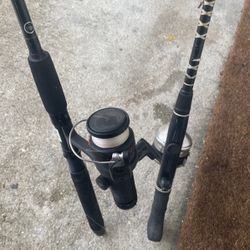 fishing poles 