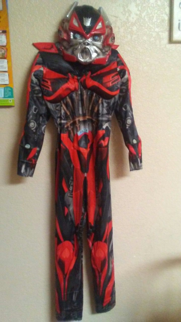 Stinger decepticon boy's costume