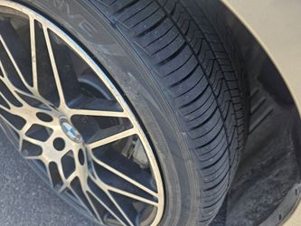 set of 4 bmw 18" M series 666 wheels and tires