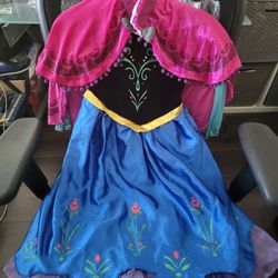 Disney Frozen Anna Dress Costume 5-7