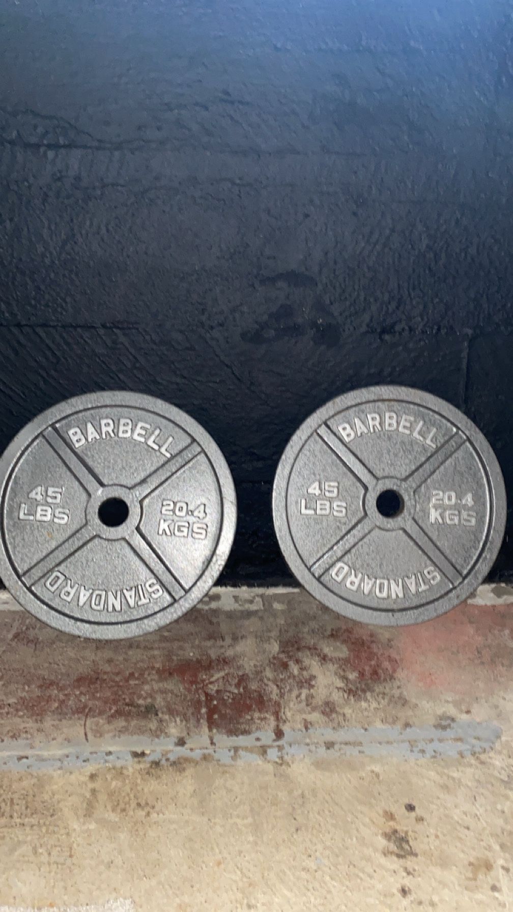 45 lbs Weights/Plates