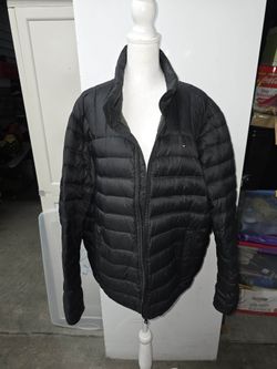 TOMMY HILFIGER Duck Down Puffer Jacket men’s size extra large 