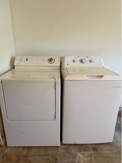 Used GW washer and Maytag gas dryer