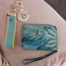 Star Fish Key Chain And Small Purse