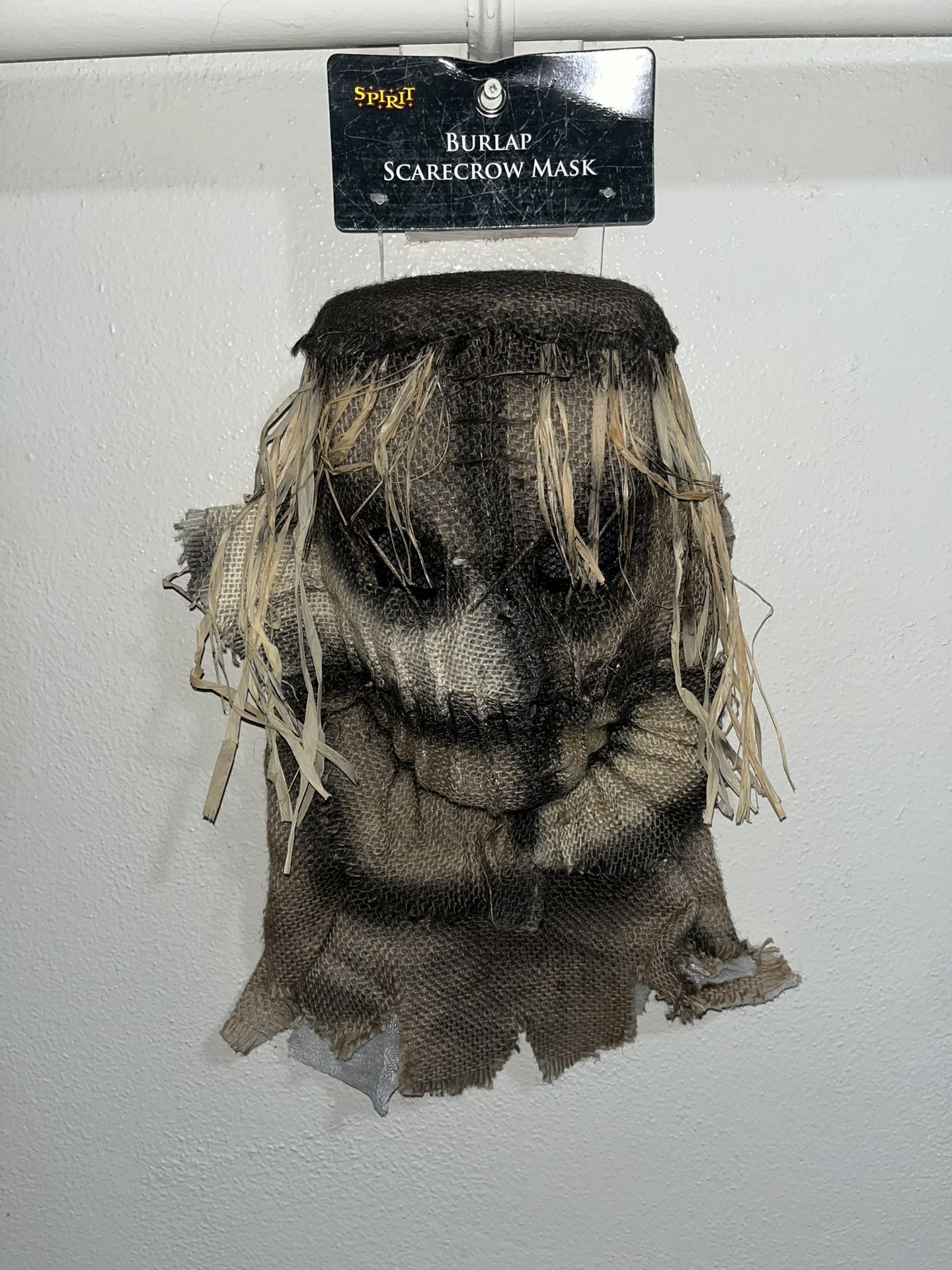 Burlap Scarecrow Mask