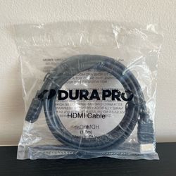 Durapro HDMI Cable 6ft Black 1.8m