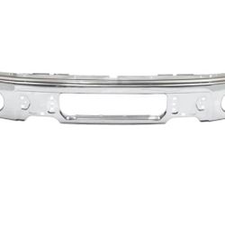 Front Bumper Face Bar Compatible with 2009-2014 Ford F-150 with Fog Light Holes/Chrome (With Fog Light Hole)